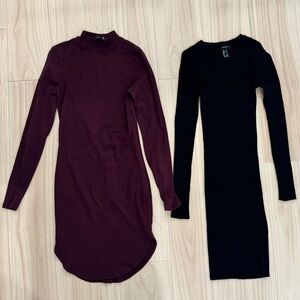 Bodycon long sleeve dresses